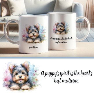 Aangepaste Yorkshire Terrier Mok met Quote