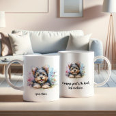 Aangepaste Yorkshire Terrier Mok met Quote