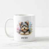 Aangepaste Yorkshire Terrier Mok met Quote (Links)