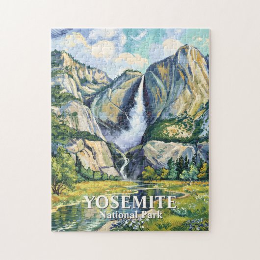 Aangepaste Yosemite Vintage Bruids sluier herfst K Legpuzzel (Verticaal)