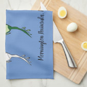 Aangepaste, zachte keukenhanddoeken voor Seadragon (Quarter Fold)