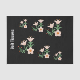 Aangepaste zachte weefsels Tekst Lichtgrijze tekst Tissuepapier