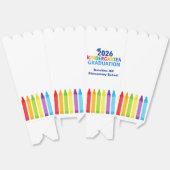 Aangepaste zak popcorn voor afstudeerfeest kleuter bedankdoosjes (Ongevouwen)