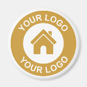 Aangepaste Zakelijk Logo Promotie Koelkast Magneet (Voorkant)