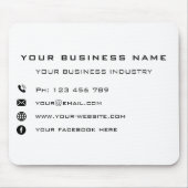 Aangepaste zakelijke aanbieding voor Muismat (Voorkant)