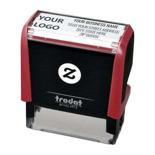 Aangepaste zakelijke aangepaste Logo adresstempel Zelfinktende Stempel (Product)