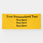 Aangepaste zakelijke banner van 4 x 10 inch (Horizontaal)