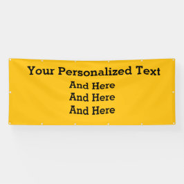 Aangepaste zakelijke banner van 4 x 10 inch