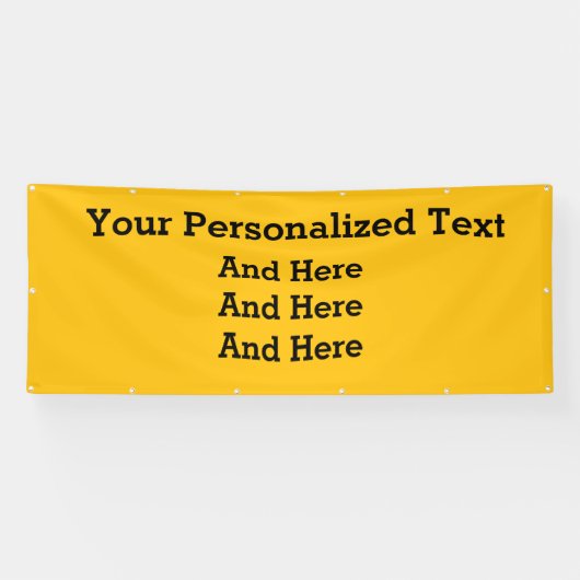 Aangepaste zakelijke banner van 4 x 10 inch (Horizontaal)