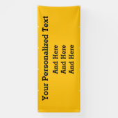 Aangepaste zakelijke banner van 4 x 10 inch (Verticaal)