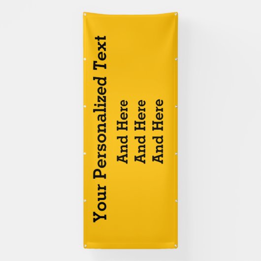 Aangepaste zakelijke banner van 4 x 10 inch (Verticaal)