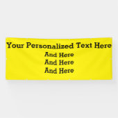 Aangepaste zakelijke banner van 4 x 10 inch (Horizontaal)