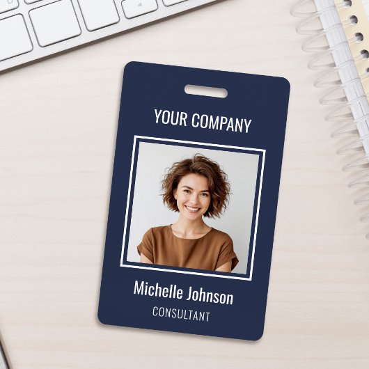 Aangepaste Zakelijke Basis Eenvoudige Medewerker N Badge