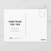 Aangepaste zakelijke bedankkaart briefkaart (Achterkant)