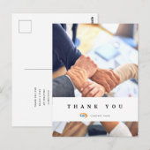 Aangepaste Zakelijke Bedankt Briefkaart (Voorkant / Achterkant)