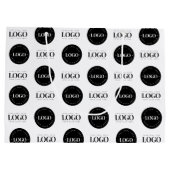 Aangepaste zakelijke bedrijf stap- en herhalingslo groot cadeauzakje (Achterkant)