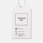 Aangepaste zakelijke cadeau Label Cadeaulabel (Voorkant)