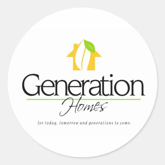 Aangepaste zakelijke cadeaus en marketing ronde sticker (Voorkant)