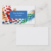 Aangepaste zakelijke creditcardtemplate visitekaartje (Voorkant / Achterkant)