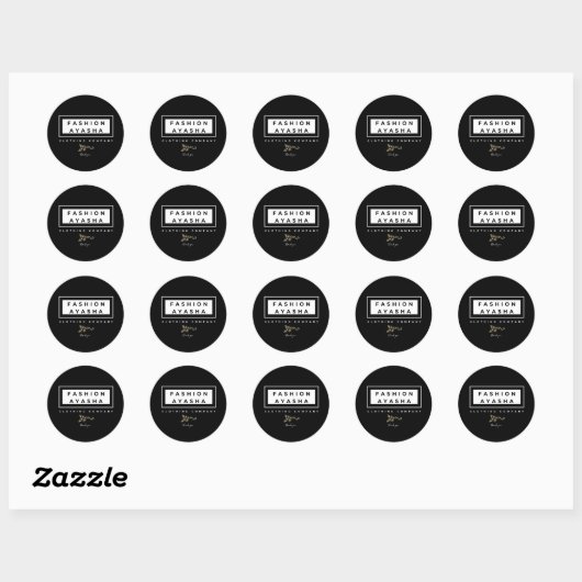 Aangepaste zakelijke dank voor stickers (Vel)