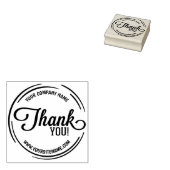 Aangepaste zakelijke en site bedankt rubberstempel (Gestempeld)