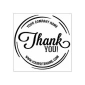 Aangepaste zakelijke en site bedankt rubberstempel (Afrduk)