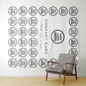 Aangepaste Zakelijke Evenementen Bedrijfsfeest Tap Wandkleed (In Situ (horizontaal))