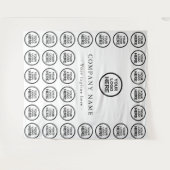 Aangepaste Zakelijke Evenementen Bedrijfsfeest Tap Wandkleed (Voorkant (horizontaal))