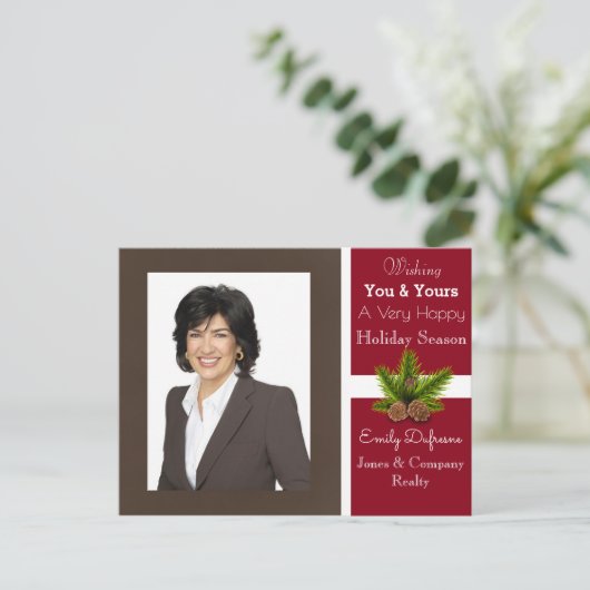 Aangepaste zakelijke feestdagen - Modern (Staand voorkant)