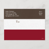 Aangepaste zakelijke feestdagen - Modern (Achterkant)