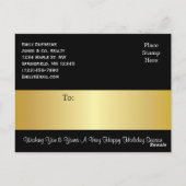 Aangepaste zakelijke feestdagen Ornamenten Briefkaart (Achterkant)