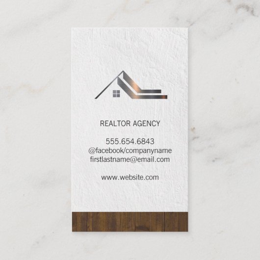 Aangepaste zakelijke foto | Sjabloon QR-code Visitekaartje (Achterkant)