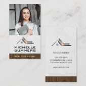 Aangepaste zakelijke foto | Visitekaartje onroeren (Voorkant / Achterkant)