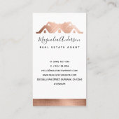 Aangepaste zakelijke foto | Visitekaartje onroeren (Achterkant)