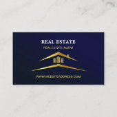 Aangepaste zakelijke foto | Visitekaartje onroeren Contactkaartje (Achterkant)