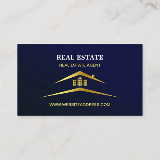 Aangepaste zakelijke foto | Visitekaartje onroeren Contactkaartje (Achterkant)