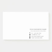 Aangepaste zakelijke gepersonaliseerde bedrijf Sti Post-it® Notes (Voorkant)