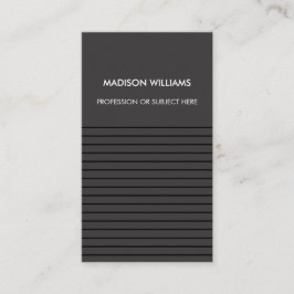 Aangepaste Zakelijke Kaarten Minimaal Stijlvol Visitekaartje