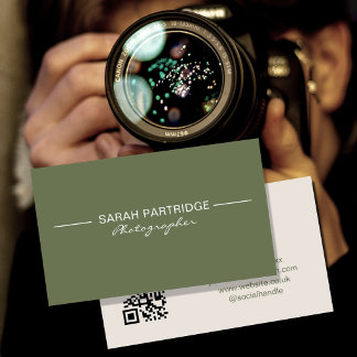 Aangepaste Zakelijke Kaarten voor Fotografen | Pro Visitekaartje