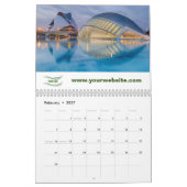 Aangepaste zakelijke kalender 2024 (Feb 2027)