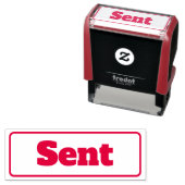 Aangepaste zakelijke Kantoor verzonden Zelfinktende Stempel (In situ)