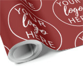 Aangepaste Zakelijke Kerstvakantie Cadeaupapier (Rol Hoek)