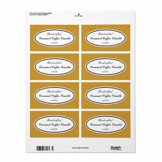 Aangepaste zakelijke kleurlabels etiket (Full Sheet)