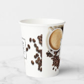 Aangepaste zakelijke koffie voor Logo Papieren Bekers (Rechts)