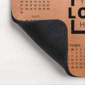 Aangepaste zakelijke Logo 2022-agenda Muismat (Hoek)