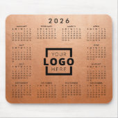 Aangepaste zakelijke Logo 2022-agenda Muismat (Voorkant)