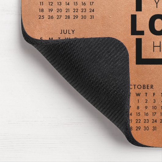 Aangepaste zakelijke Logo 2023-agenda Muismat (Hoek)