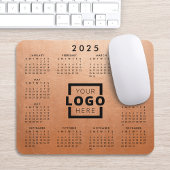 Aangepaste zakelijke Logo 2023-agenda Muismat