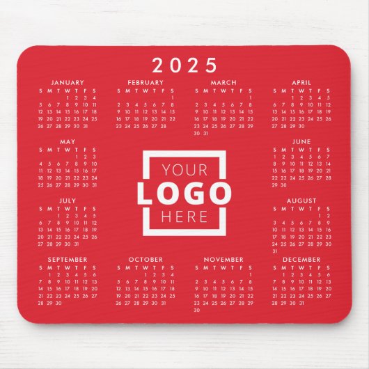 Aangepaste zakelijke Logo 2023-agenda Muismat (Voorkant)