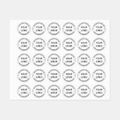 Aangepaste zakelijke Logo Aangepaste stempel Labels (Vel)
